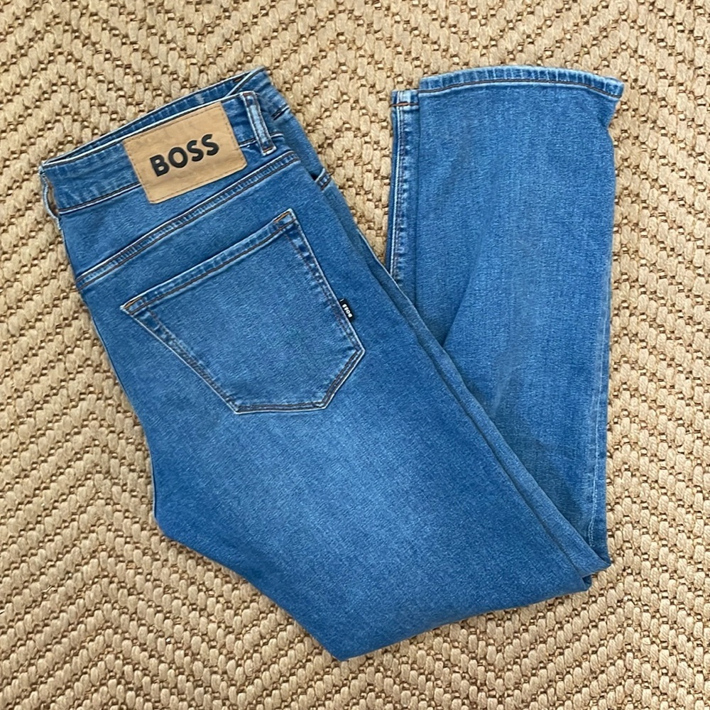 Hugo Boss Boss - Classic Slim Denim JEans Maine Regular Fit - Blue - 32x30